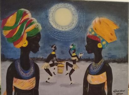 Loving Africa - a Paint Artowrk by Wizza