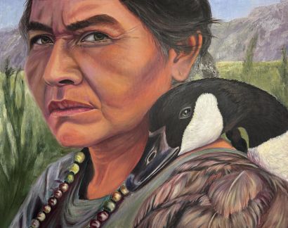Held by the Living World - a Paintings Artwork by Olga Bunevich 