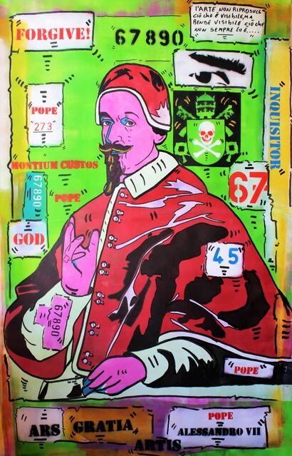 Pope - A Paint Artwork by Antonio pazzola