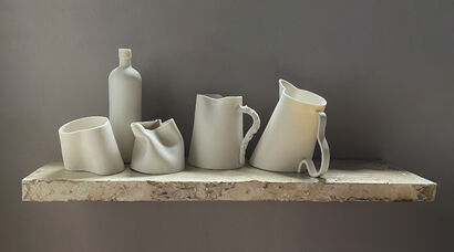 Oda aan Morandi IV - a Sculpture & Installation Artowrk by Maryke Degryse