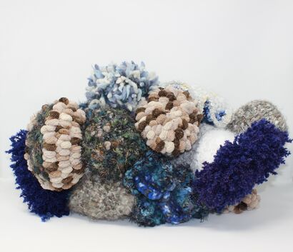 Blue Reef - A Sculpture & Installation Artwork by Marita Setas Ferro