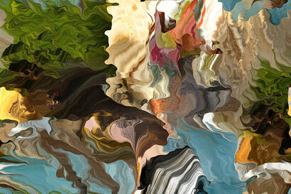 Pixel Migrations - a Digital Art Artowrk by chris kondek
