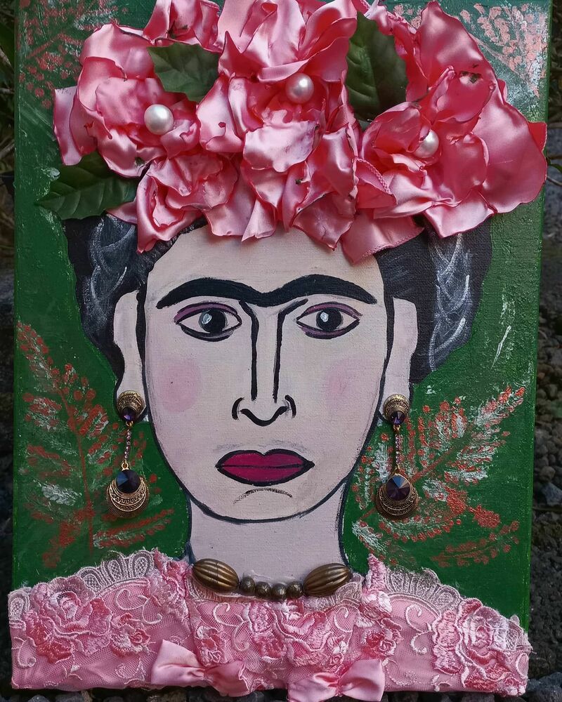 Frida Kahlo - a Art Design by Chelvina Sunglee