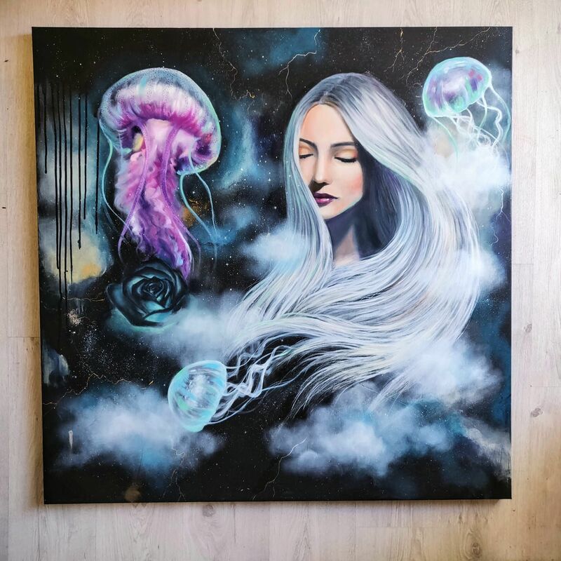 Sinking clouds - a Paint by arina albu