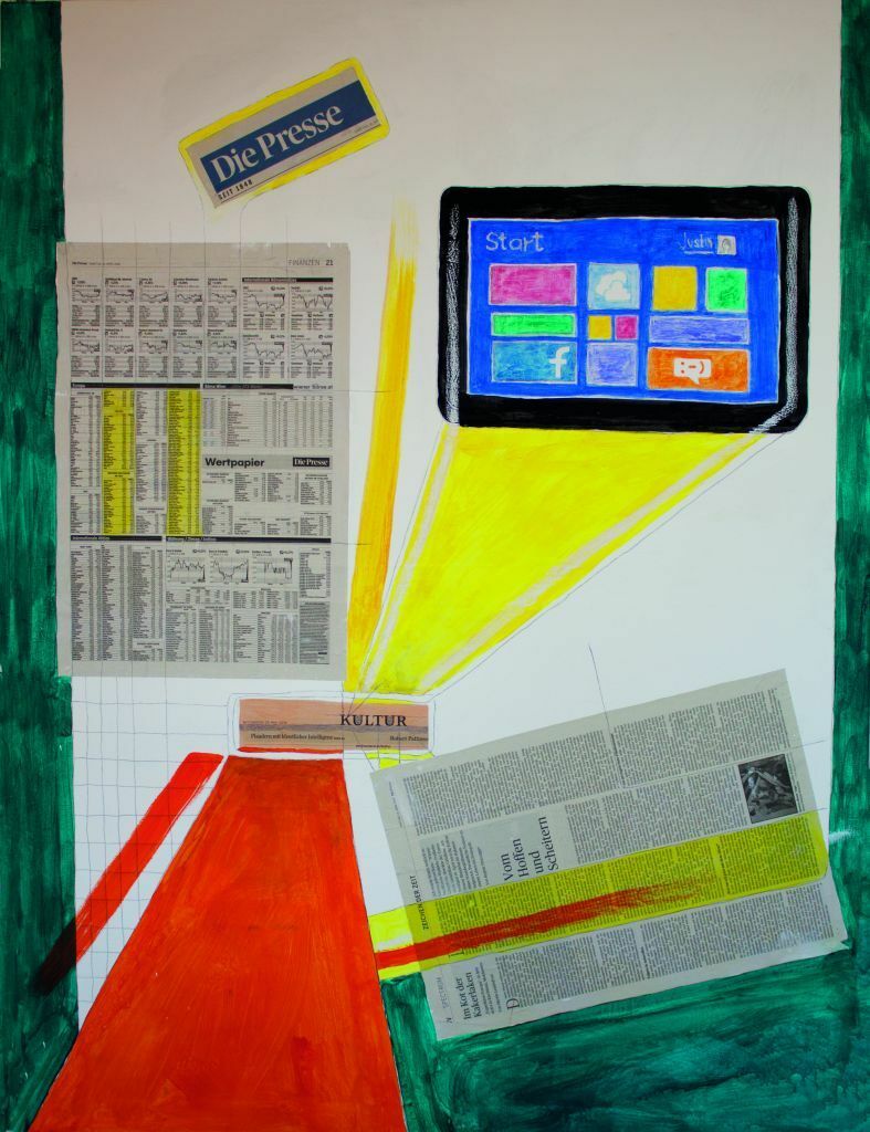 Information 1 - a Paint by Martina  Reinhart