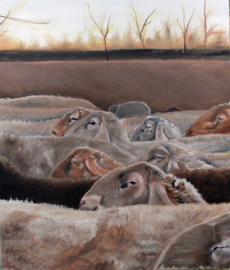 la quiete - a Paintings by Fatima Tavecchio