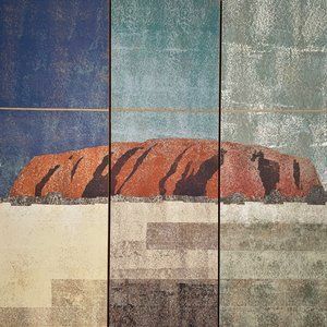 Uluru, Colour Variations - a Paint by Taidg O
