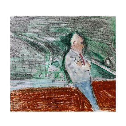 The Physicist - a Paint Artowrk by Irfan  Ajvazi