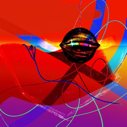Escaping - a Digital Art Artowrk by Mattia Zocco