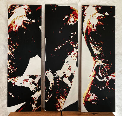 Triptych - a Paint Artowrk by LBO