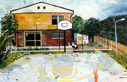 Playground session - a Paint Artowrk by Giovanni Lanzoni
