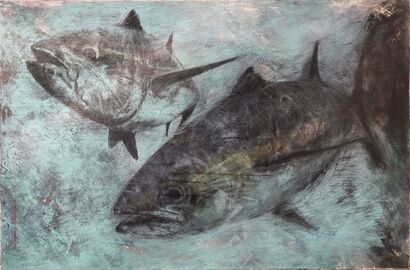 Tuna  - a Paint Artowrk by François Beaubreuil Beaubreuil