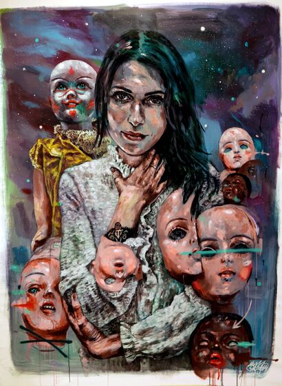 Dolls - A Paint Artwork by Max Petrone
