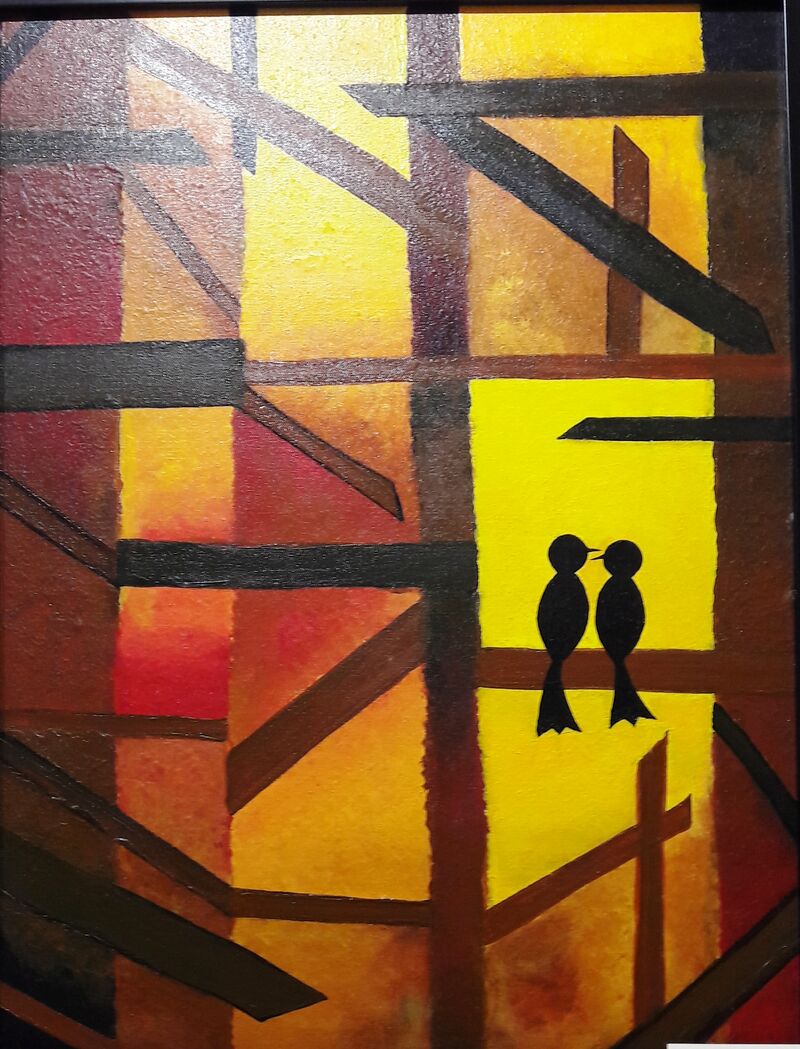 Two Adorable Losers - a Paint by Trishna Patnaik