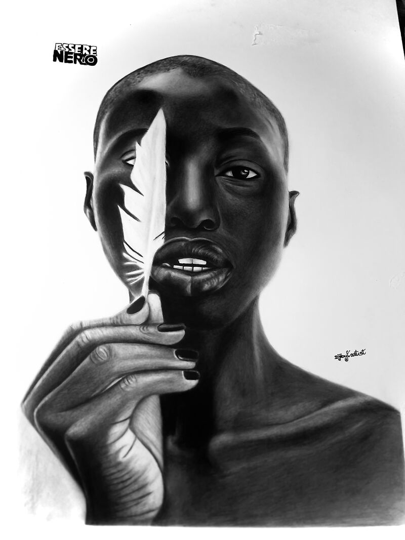 Im a black women - a Paint by Maestro Djibylartist 