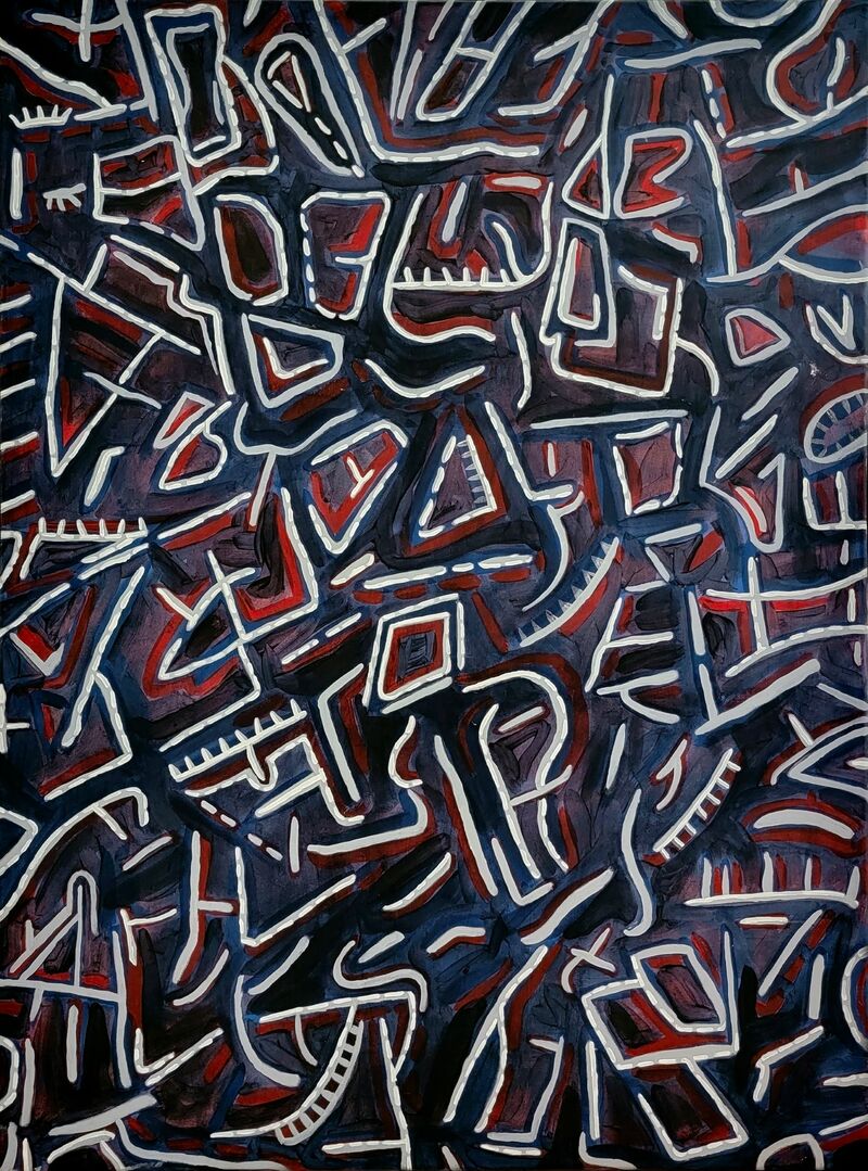 Glyphs - a Paint by Billy Kasberg