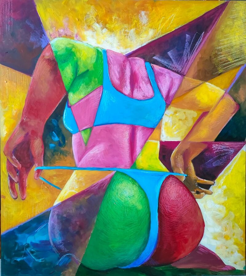 primo di una serie '' BAMBOLE SENZA TESTA '' - a Paint by Giorgia Maria Sbaraglia