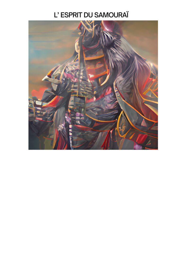 L'esprit du samouraï  - a Paint by KABÉ