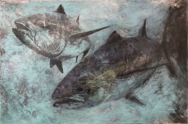Tuna  - a Paintings by François Beaubreuil Beaubreuil