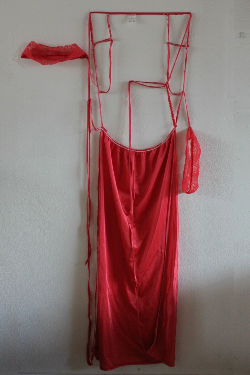 Lady in Red - a Sculpture & Installation by Jessie Georges