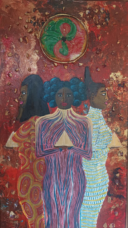 Trinity 1 - a Paint Artowrk by Edson Kennedy