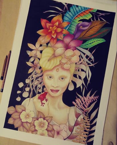 Ragazza albina - A Paint Artwork by NG