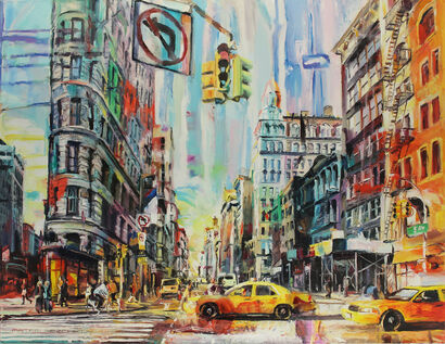 New York - A Paint Artwork by Artem Rezchikov