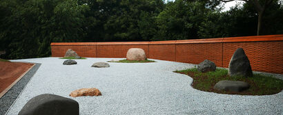Wake up to the transcendent Dream - A Contemporary Japanese Zen Garden in South India - a Land Art Artowrk by Jyoti Naoki Eri