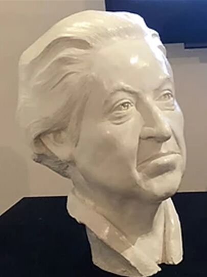 Bust of Gabriela Mistral - A Sculpture & Installation Artwork by Cristián  Meza