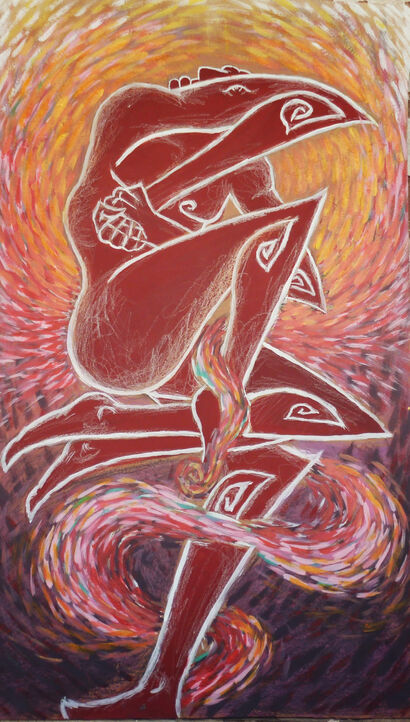 Flamingo de Ankh - a Paint Artowrk by Mumbu