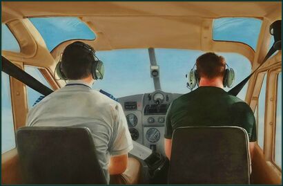 View From The Backseat - A Paint Artwork by Greg Szostakiwskyj