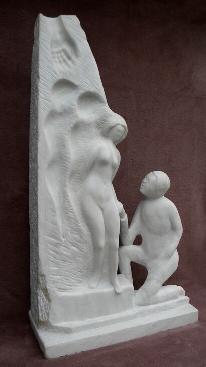 2.	“Pygmalion & Galateea -  Metamorphosis” - a Sculpture & Installation Artowrk by Vasile Stefanoiu