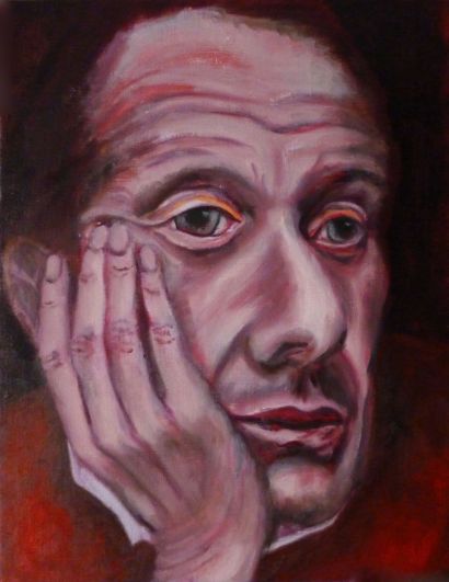 Deleuze - a Paint Artwork by Tenmi HANAGI