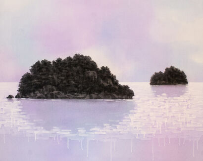 Islands II - A Paint Artwork by Jungho Kim