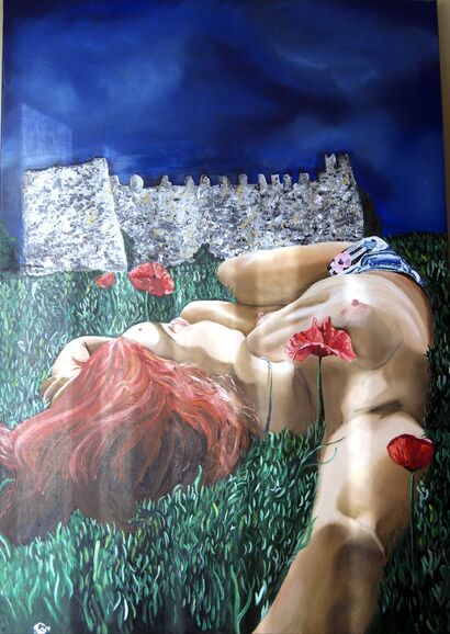 La mia donna - A Paint Artwork by Sara Cabrioli