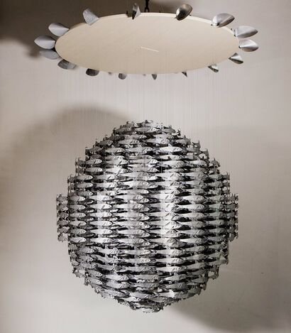 Le Acciughe fanno il pallone - A Sculpture & Installation Artwork by Giulia Santarini
