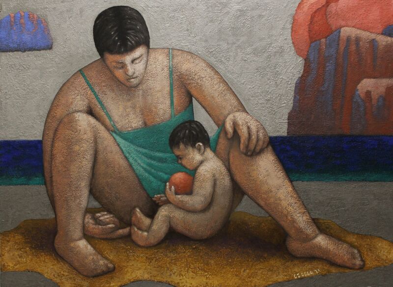 Maternità - a Paint by Michele
