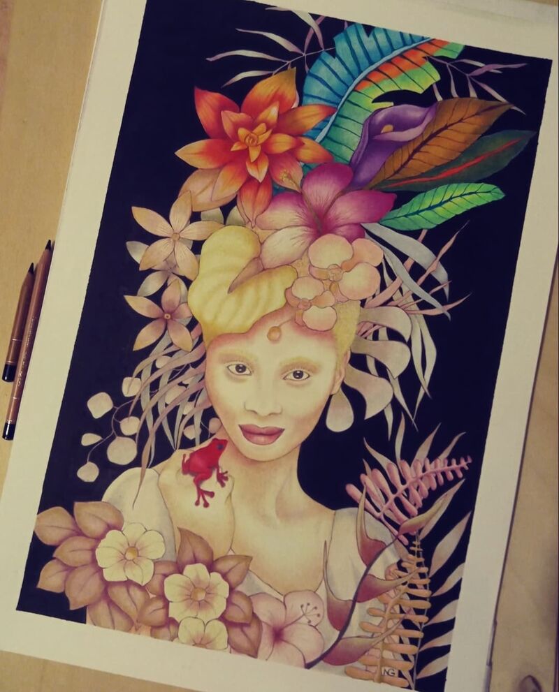 Ragazza albina - a Paint by NG