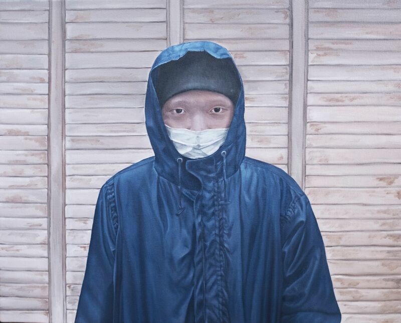 GR in the raincoat - a Paint by Naryeong KIM