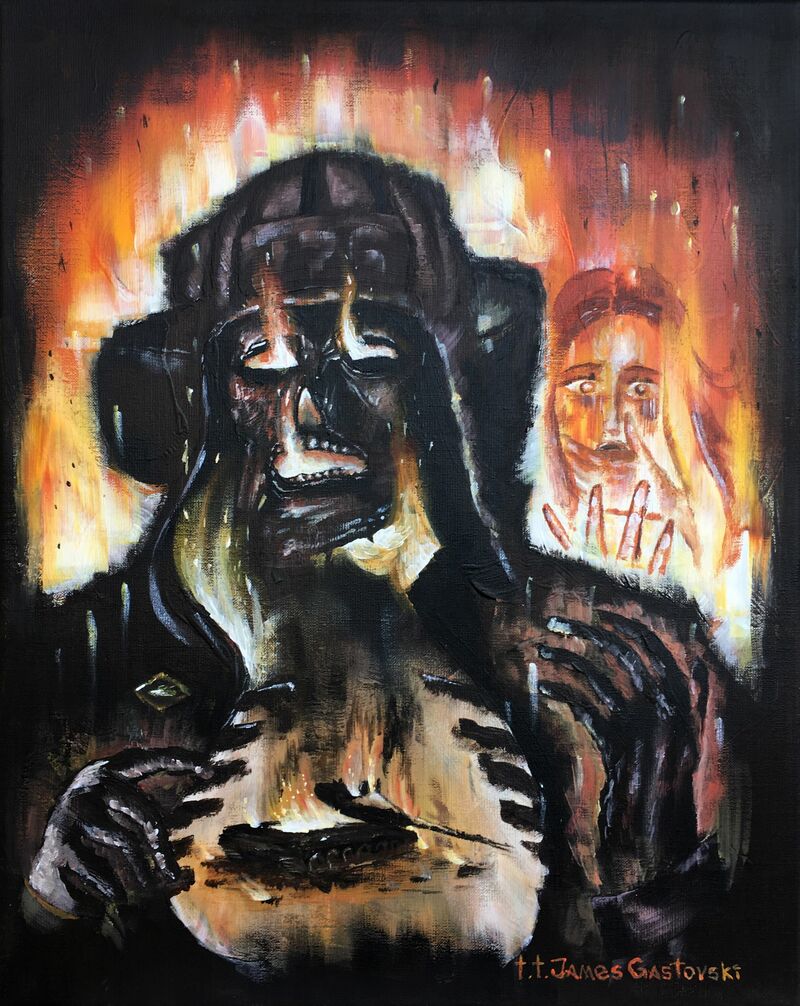 Perish In Flames - a Paint by T.T. James Gastovski