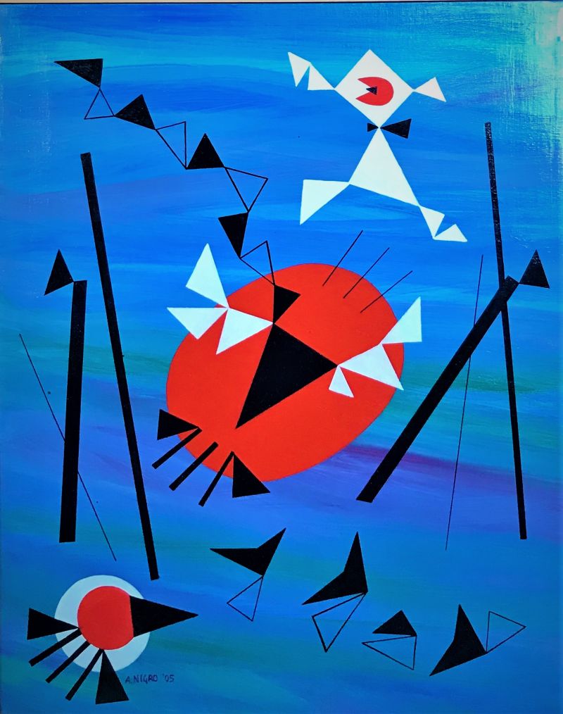 Allegro extraterrestre - a Paintings by Aldo Nigro