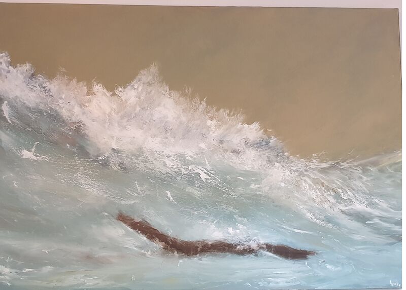 La Grande Vague - The Big Wave - a Paint by NANIE
