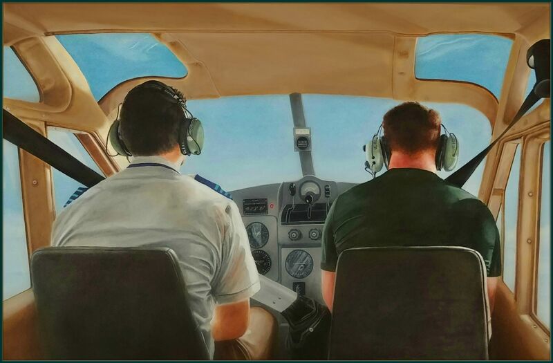 View From The Backseat - a Paint by Greg Szostakiwskyj