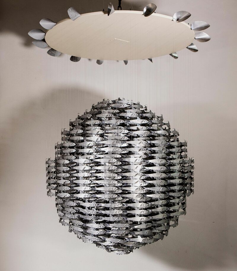 Le Acciughe fanno il pallone - a Sculpture & Installation by Giulia Santarini
