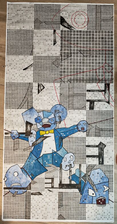 Crime and Punishment  - a Paint Artowrk by Jeff Tse