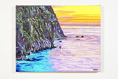Qingshui Cliffs – Island of Twilight - a Paint Artowrk by HsunArt