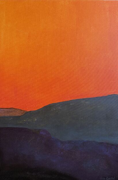 Sunrise in Mountains  - a Paint Artowrk by Vera Ryankel
