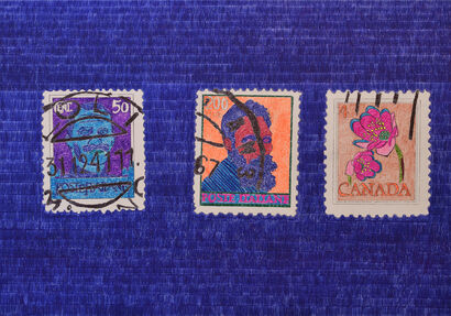 postage stamp - a Paint Artowrk by baretti  massimo