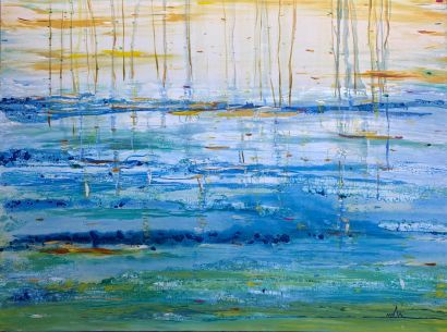 Paisaje soñado - a Paintings Artwork by Isabel Salas