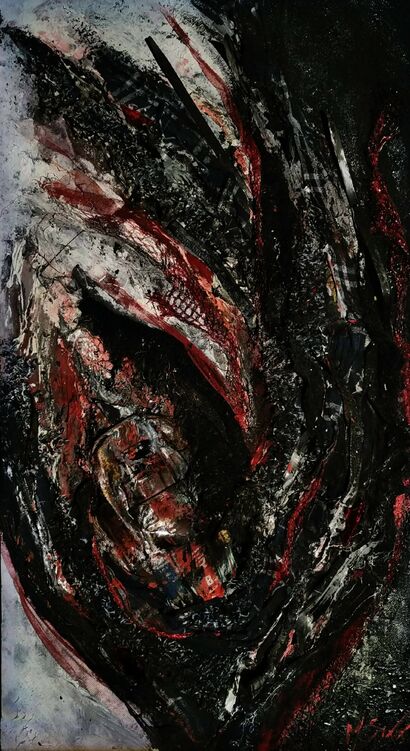 Icare - a Paint Artowrk by Mathilde Sixx